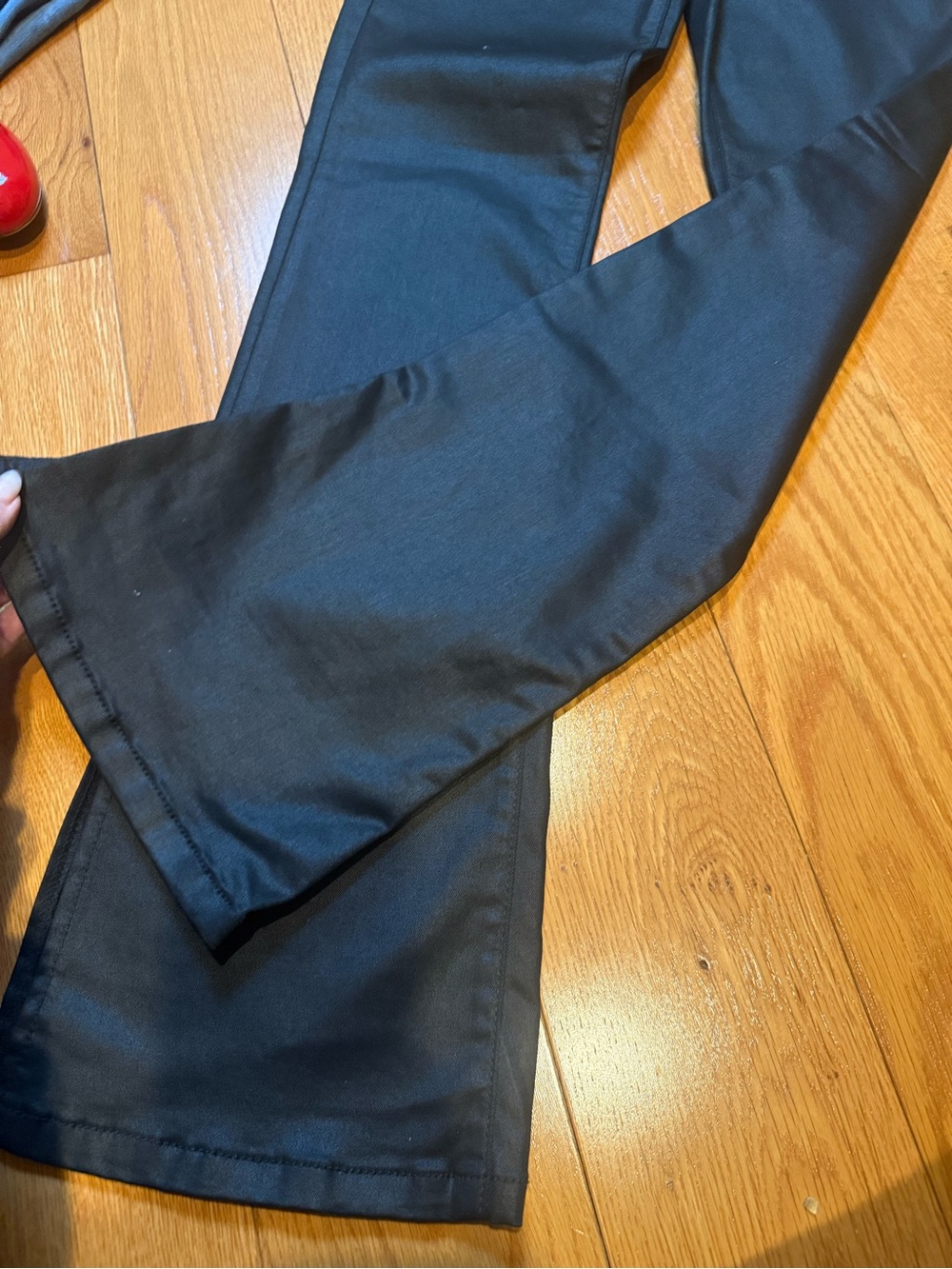 *BARELY WORN* L.T.J. Letter to Juliet Los Angeles coated denim jeans in